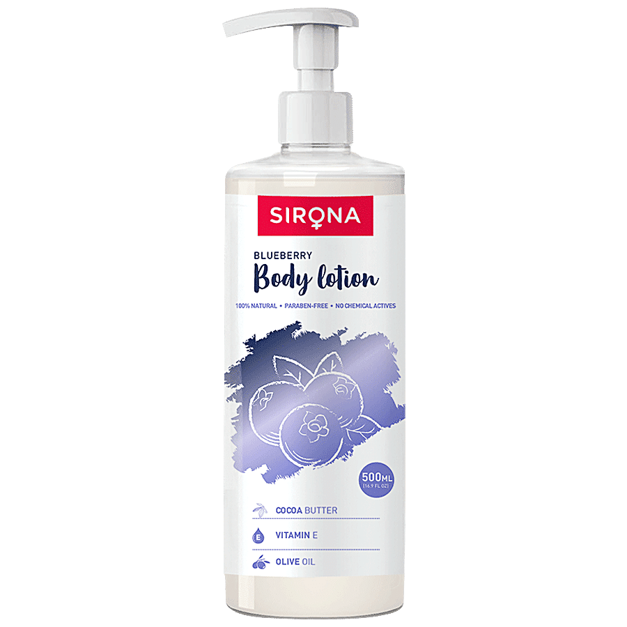 SIRONA Blueberry Body Lotion - Cocoa Butter