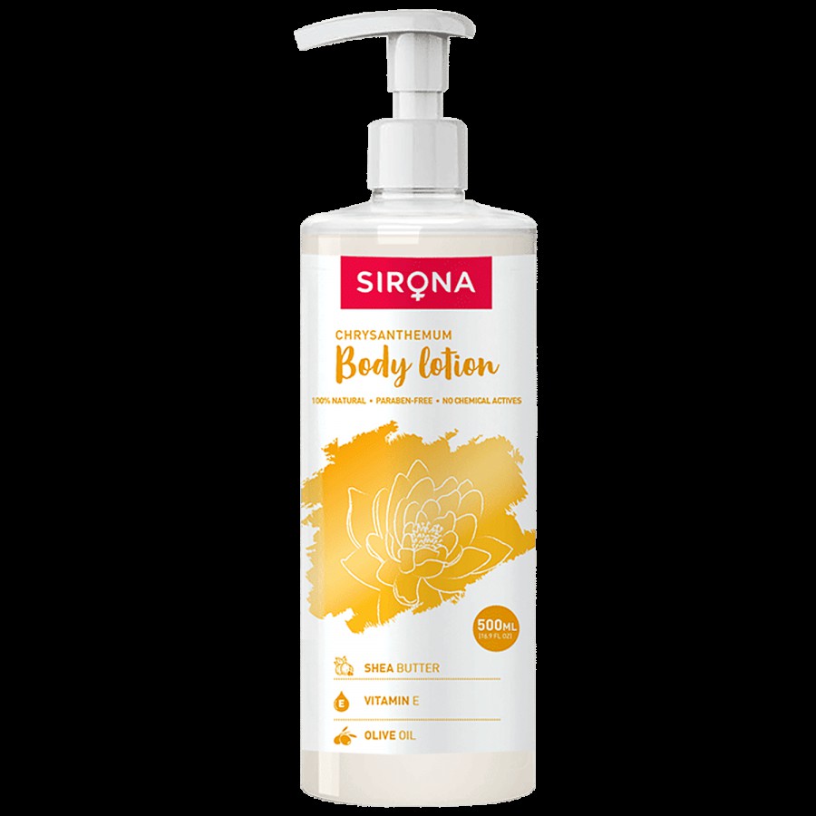 SIRONA Chrysanthemum Body Lotion - Shea Butter & Olive Oil