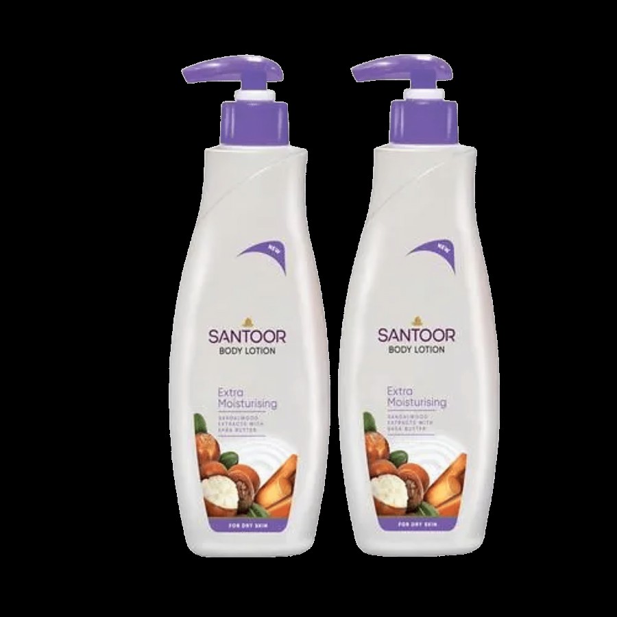 Santoor Perfumed Body Lotion For Extra Moisturising & Antiaging