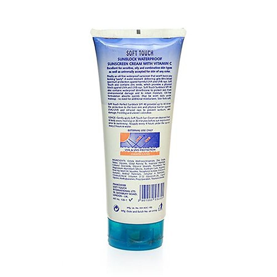 Soft Touch Sunblock SPF UV 40 Water Proof Sunscreen Cream