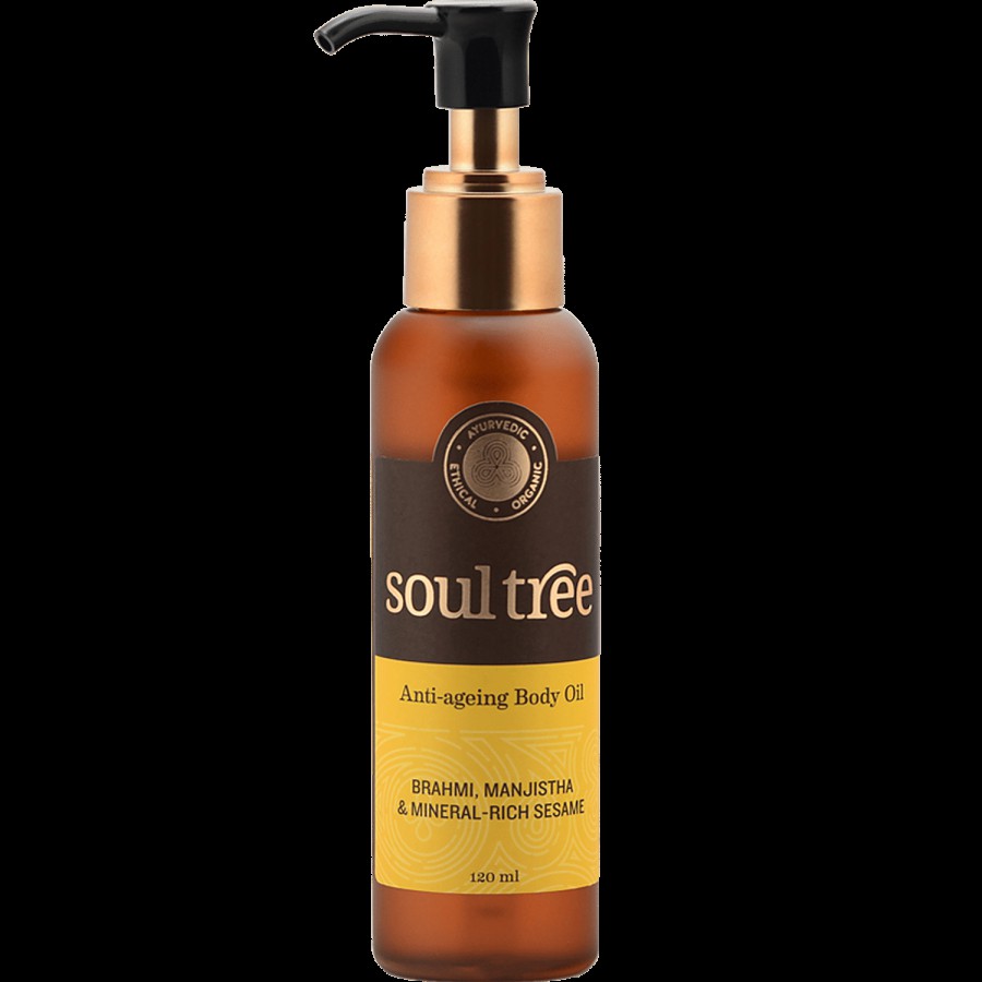 Soultree Ayurvedic Anti Ageing Body Oil - Brahmi