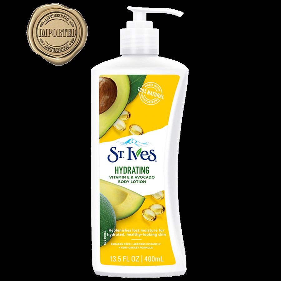 St.Ives Lotions Hydrating Body Lotion - Vitamin E & Avocado