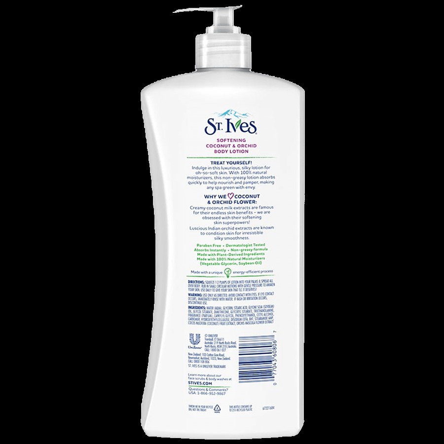 St.Ives Lotions Softening Coconut & Orchid Body Lotion