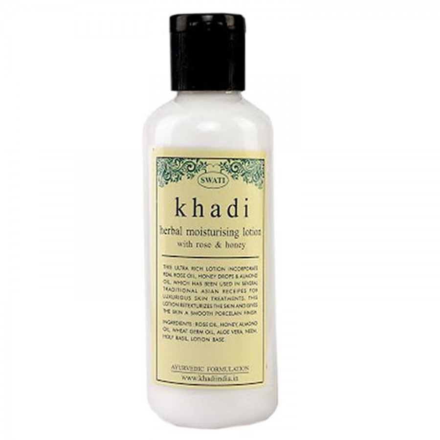 Swati Khadi Herbal Moisturizing Lotion - For Smoother Skin