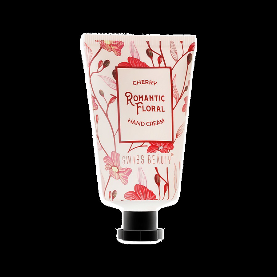 Swiss Beauty Cherry Romantic Floral Hand Cream - With Shea Butter