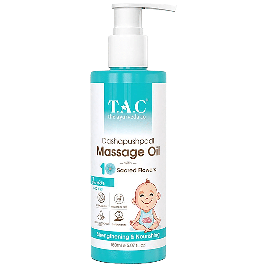 TAC - The Ayurveda Co. Dashapushpadi Ayurvedic Massage Oil - Junior