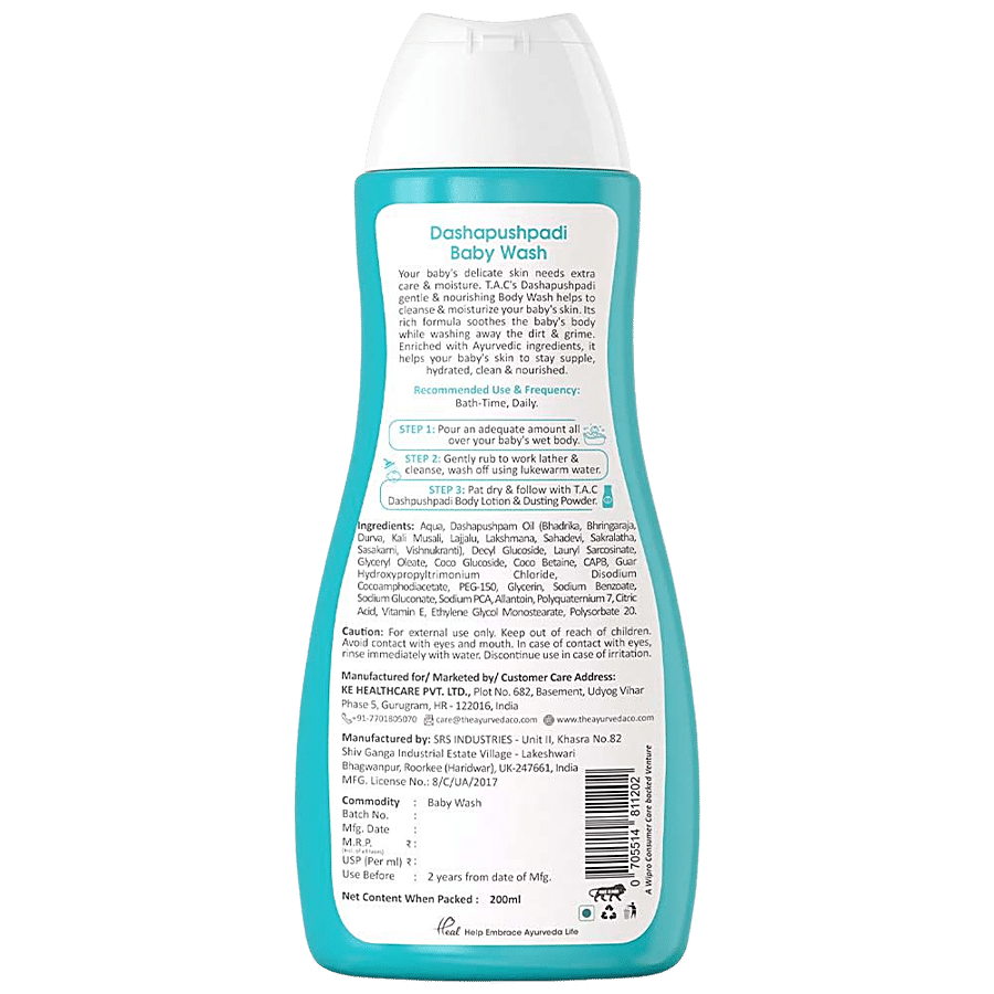 TAC - The Ayurveda Co. Dashapushpadi Baby Wash - Junior