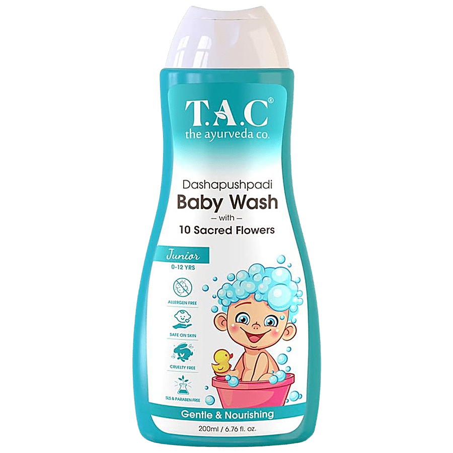 TAC - The Ayurveda Co. Dashapushpadi Baby Wash - Junior