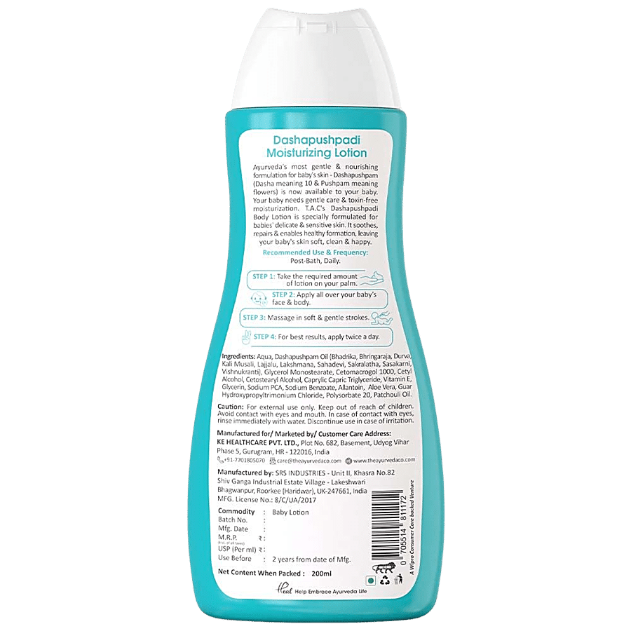 TAC - The Ayurveda Co. Dashapushpadi Moisturisation Lotion - Junior