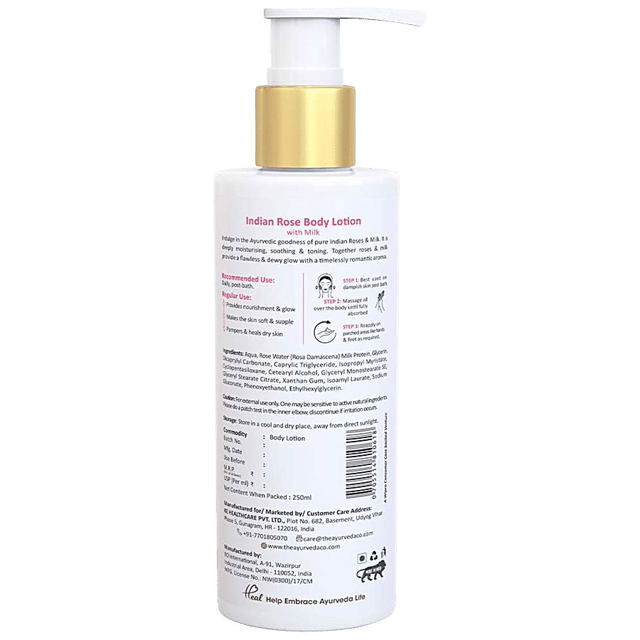 TAC - The Ayurveda Co. Indian Rose Body Lotion With Milk