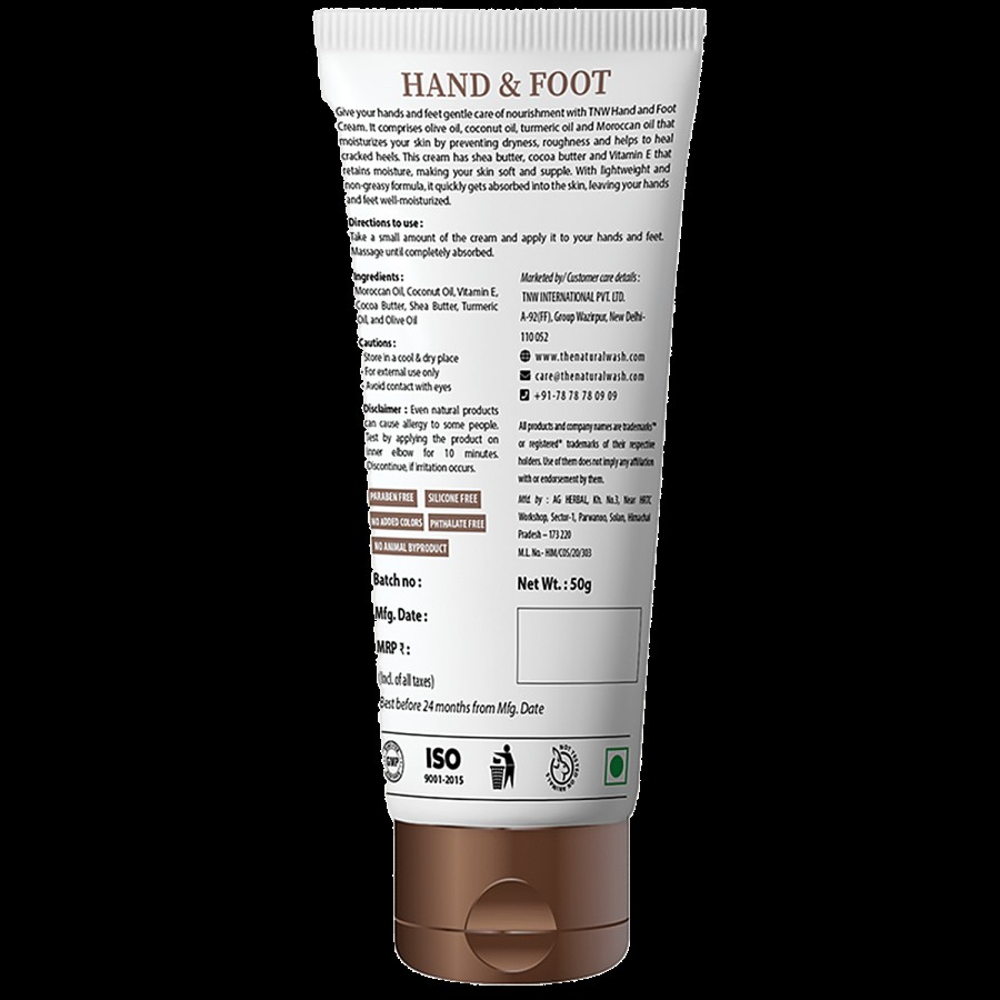 TNW-The Natural Wash Hand & Foot Cream - Coconut Oil