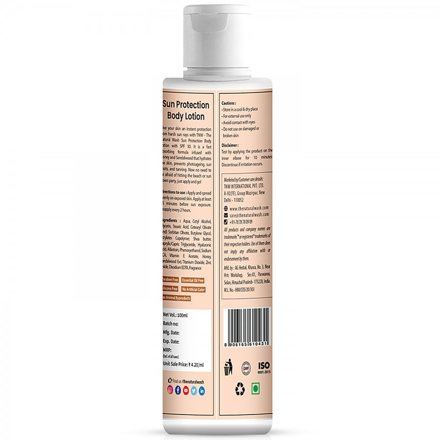 TNW-The Natural Wash Sun Protection Body Lotion - SPF 30