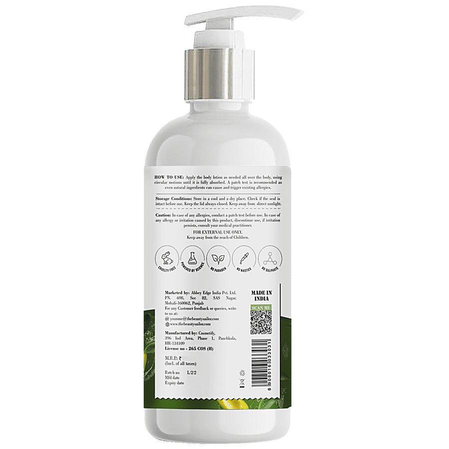 The Beauty Sailor Body Lotion With Avocado