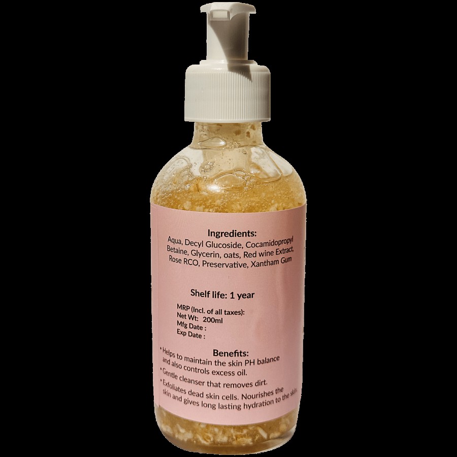 The Bare Bar Rose & Oats Body Wash