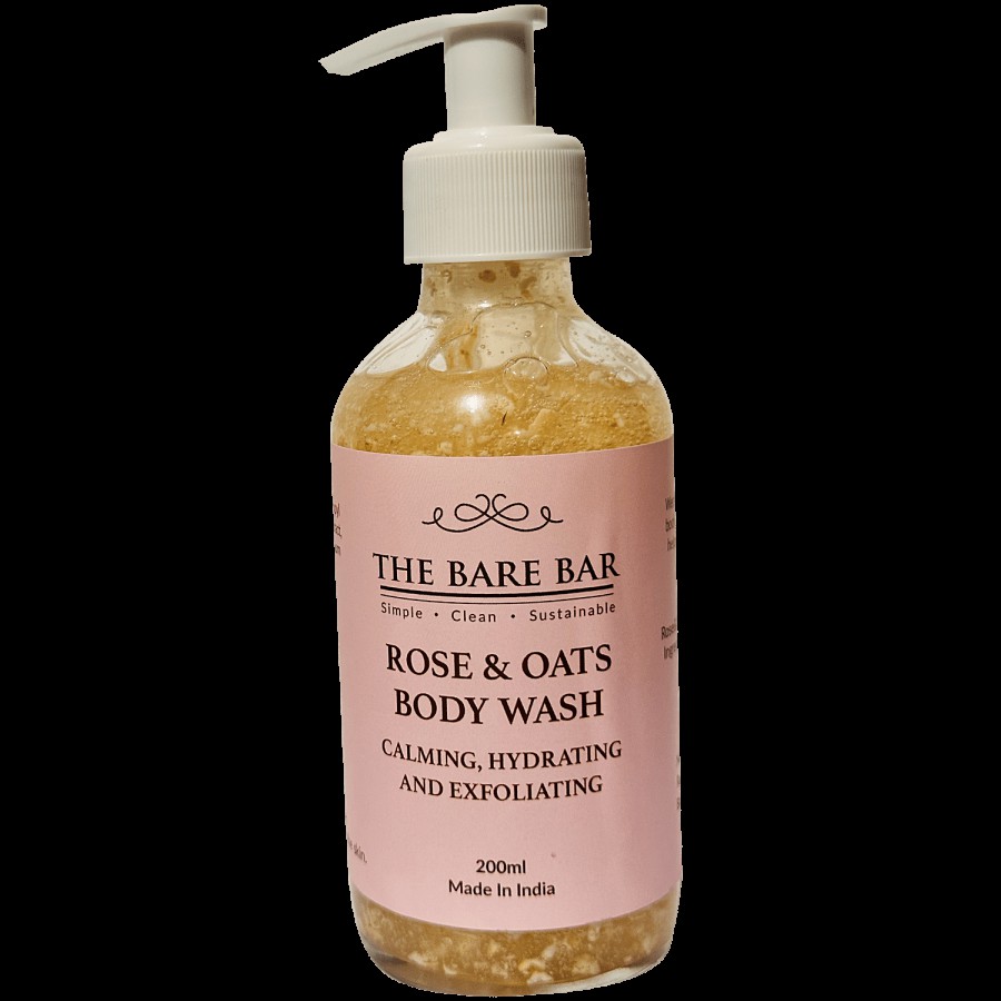 The Bare Bar Rose & Oats Body Wash