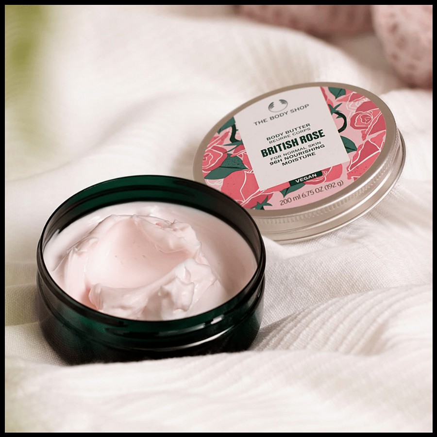 The Body Shop British Rose Instant Glow Body Butter