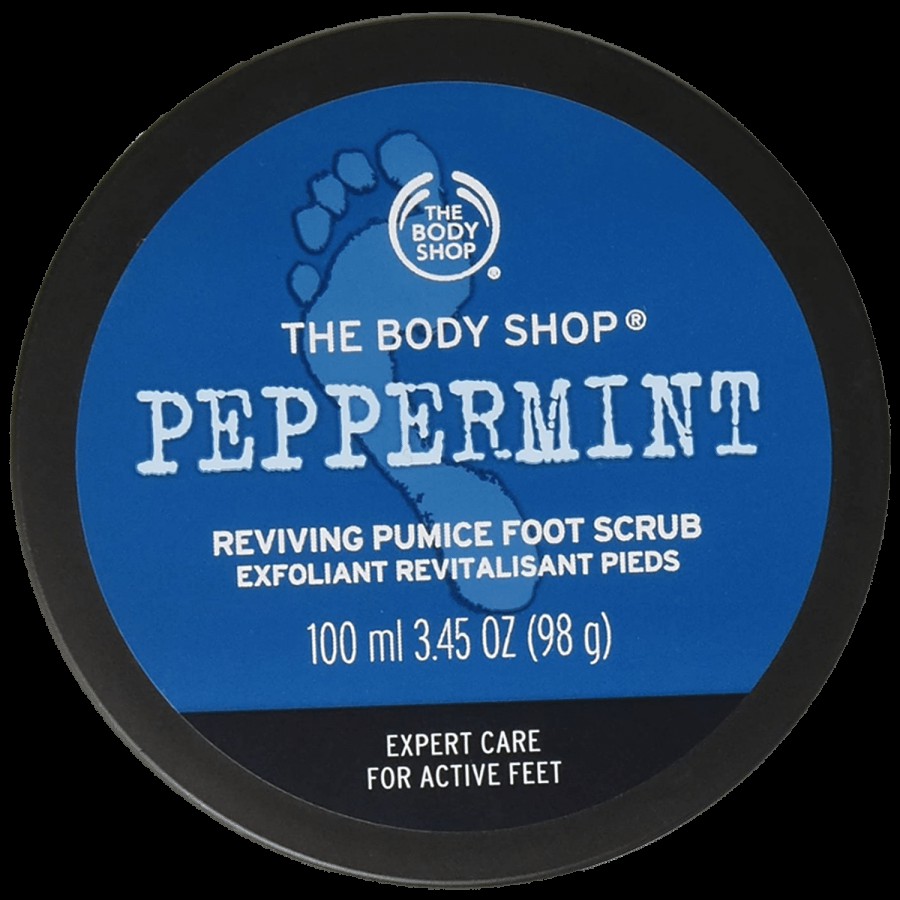 The Body Shop Peppermint Soothing Foot Scrub