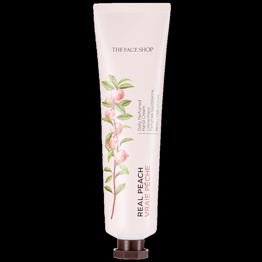 The Face Shop Daily Perfumed Hand Cream - Real Peach