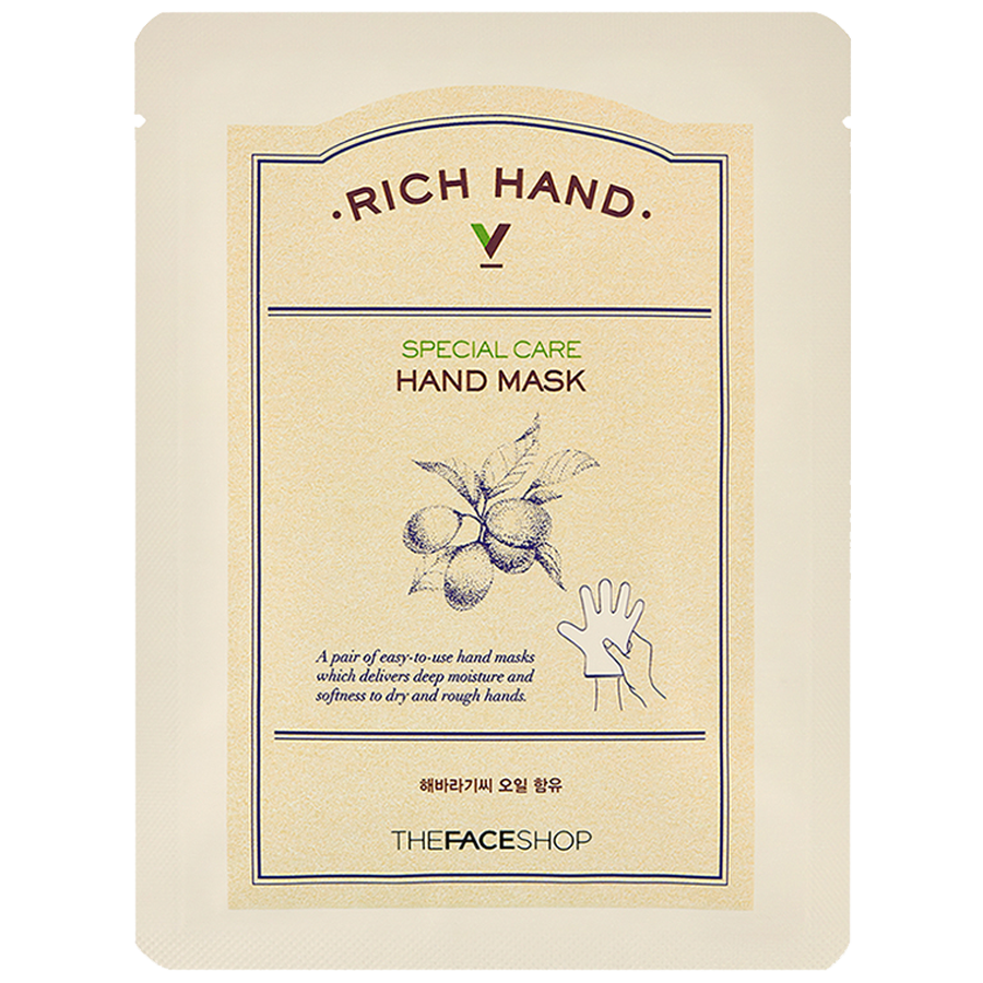 The Face Shop Rich Hand Special Care Hand Mask - For Dry & Rough Hands