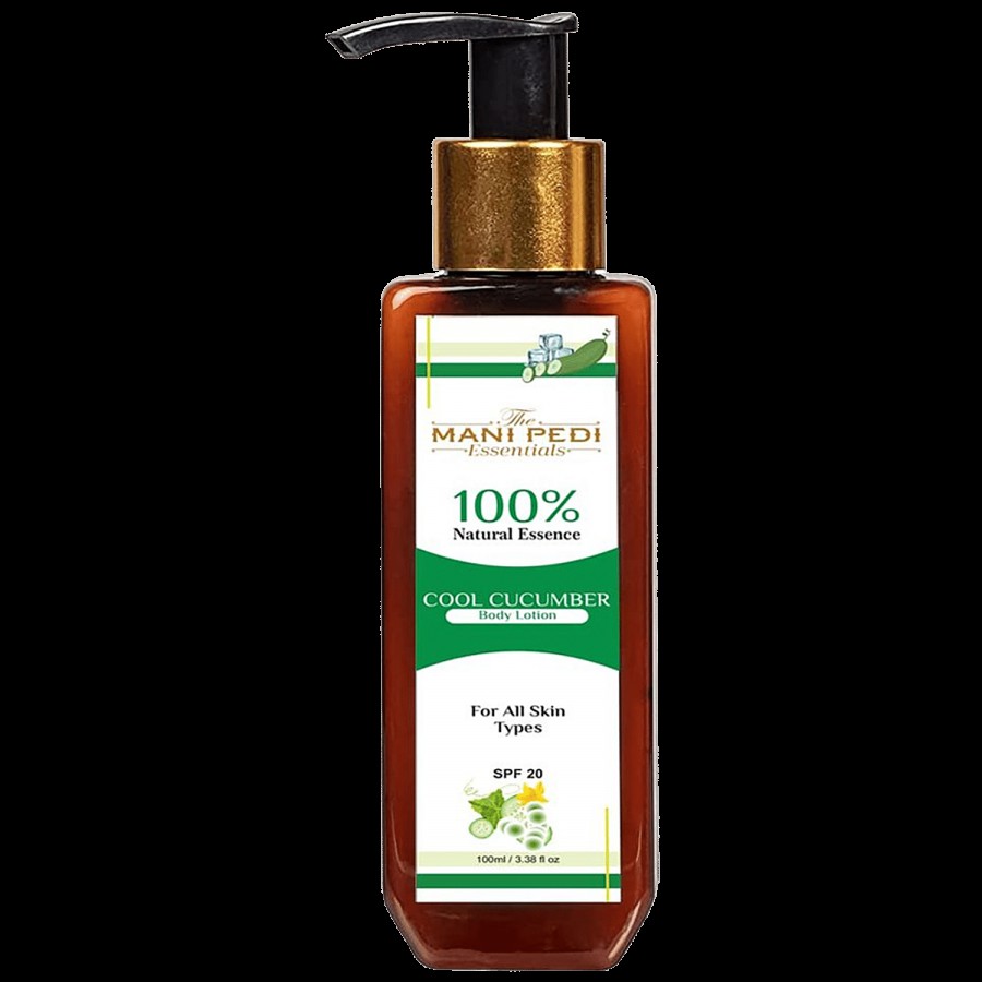 The Mani Pedi Essentials Cool Cucumber Body Lotion - SPF 20