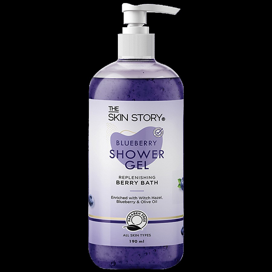 The Skin Story Blueberry Shower Gel - With Olive Oil