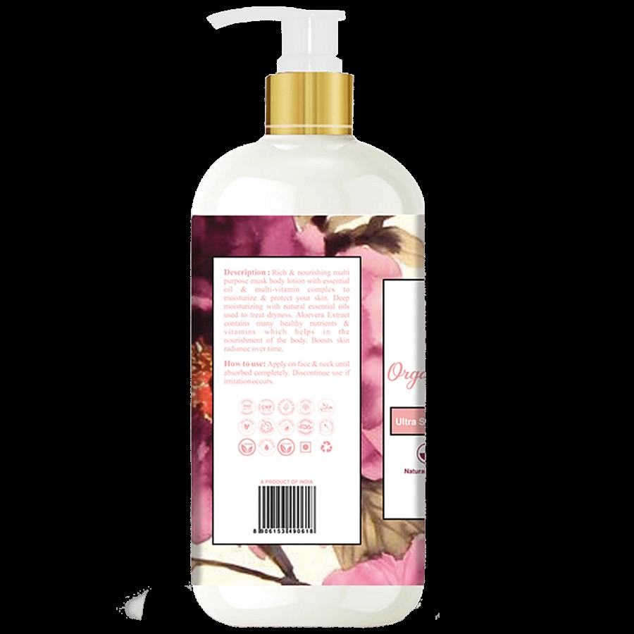 Unisaif Musk Luxury Organic Body Lotion