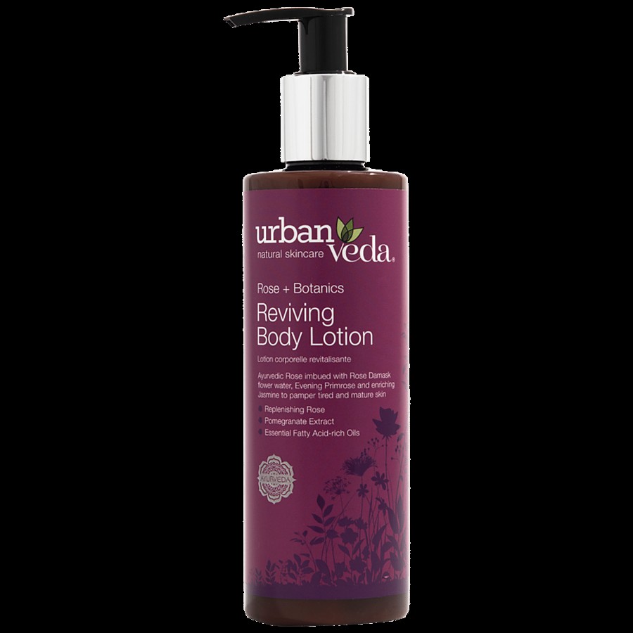 Urban Veda Reviving Body Lotion - Ayurvedic Rose + Botanics