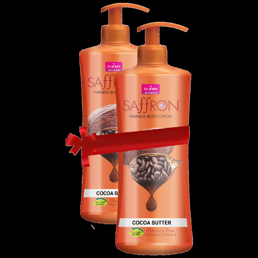 VI-JOHN  Vi-john Women Saffron Fairness Cocoa Butter Body Lotion With Vitamin E