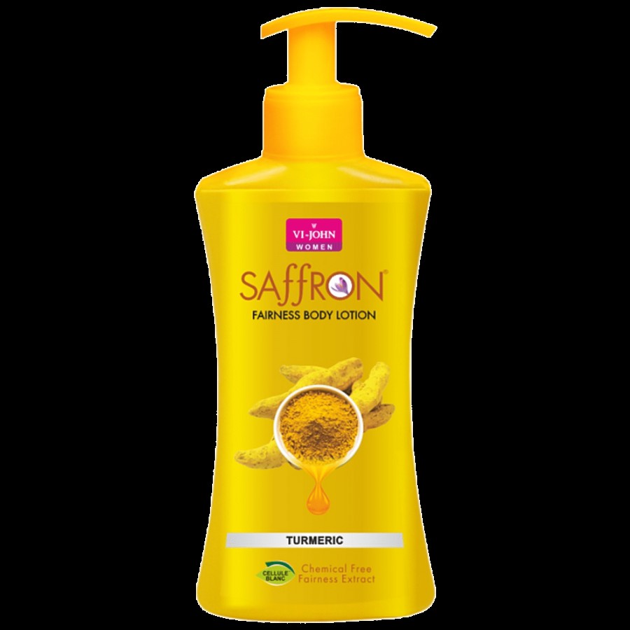 VI-JOHN  Vi-john Women Saffron Fairness Turmeri Body Lotion With Vitamin E