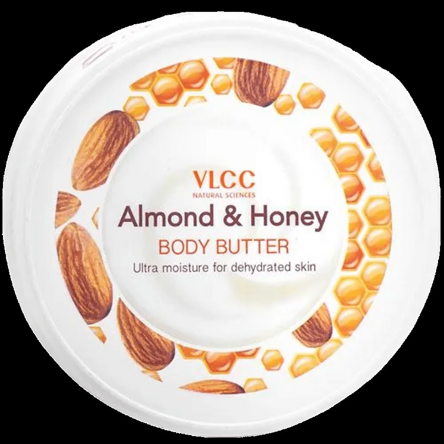 VLCC Almond & Honey Body Butter Hydrating Body Butter For Dehydrated Skin