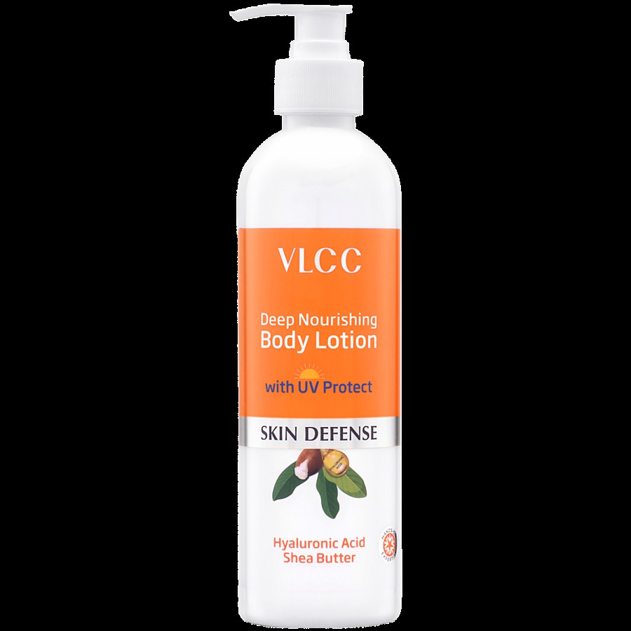 VLCC Deep Nourishing Body Lotion With UV Protect Hyaluronic Acid & Shea Butter