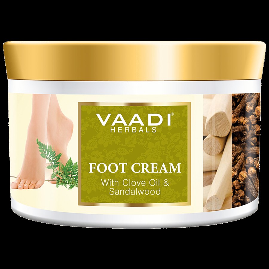 Vaadi Foot Cream - With Clove Oil & Sandalwood