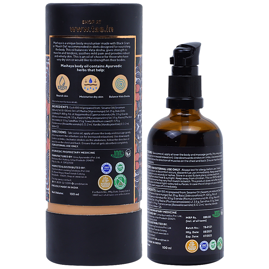 Varaasa Mashaya Body Oil - Moisturises Skin