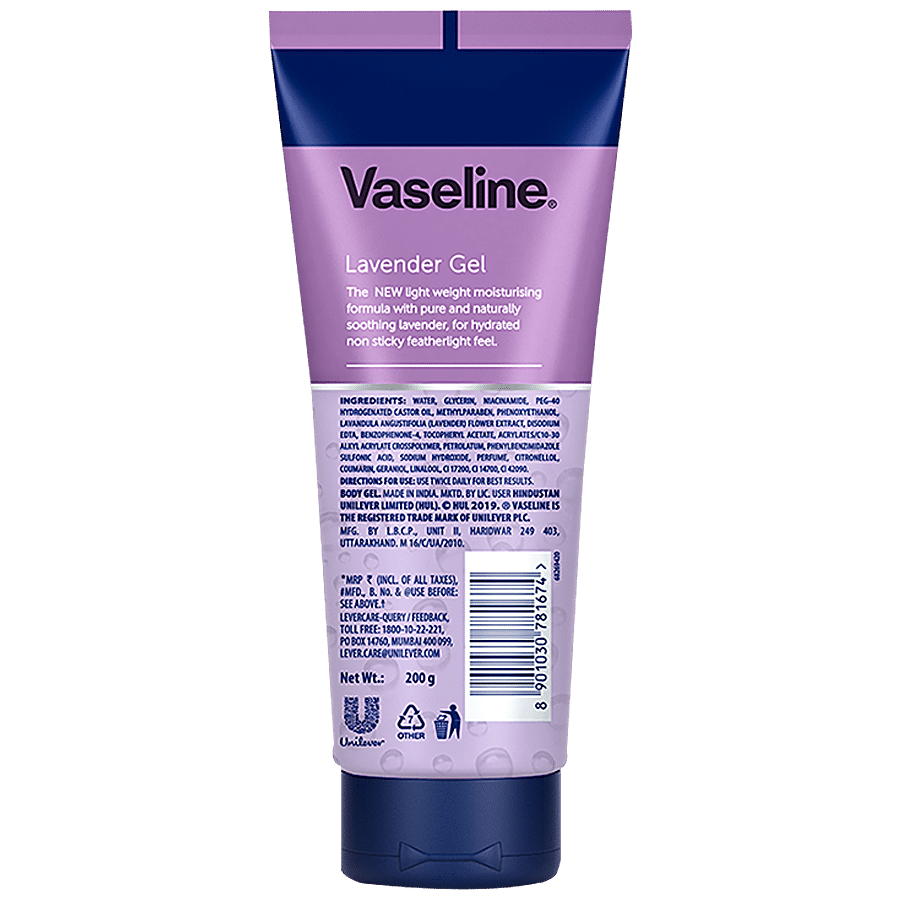 Vaseline Lavender Moisturizing Gel - Light