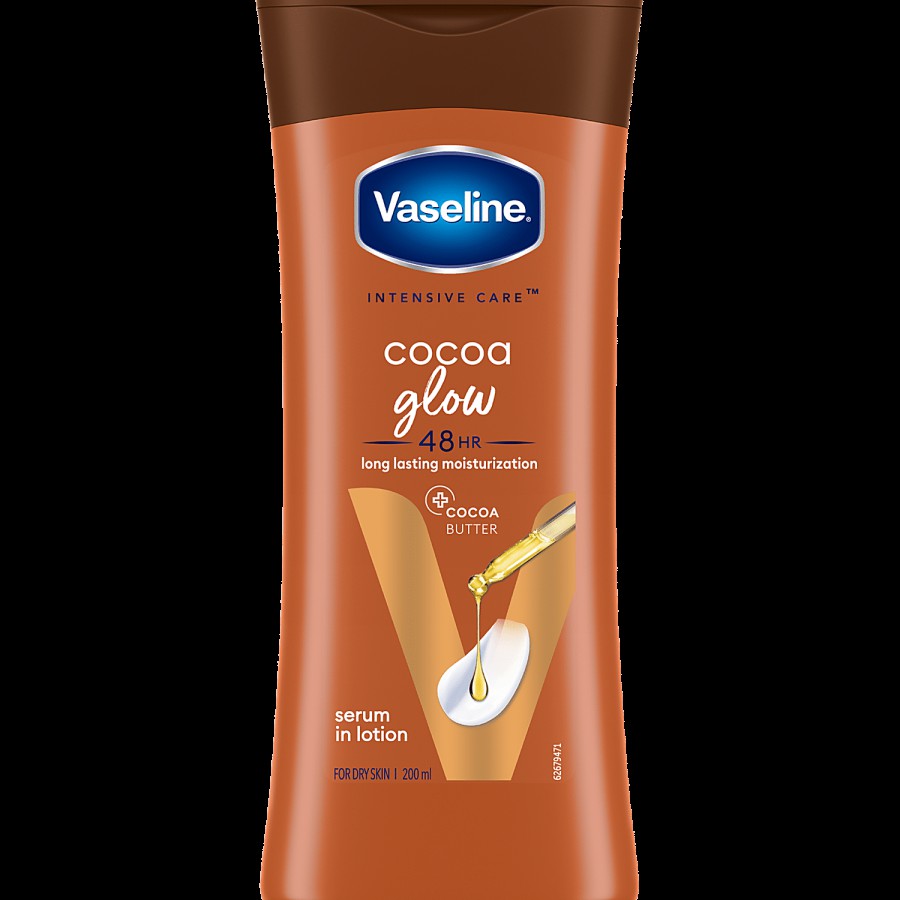 Vaseline Cocoa Glow Serum In Lotion - For Dry Skin