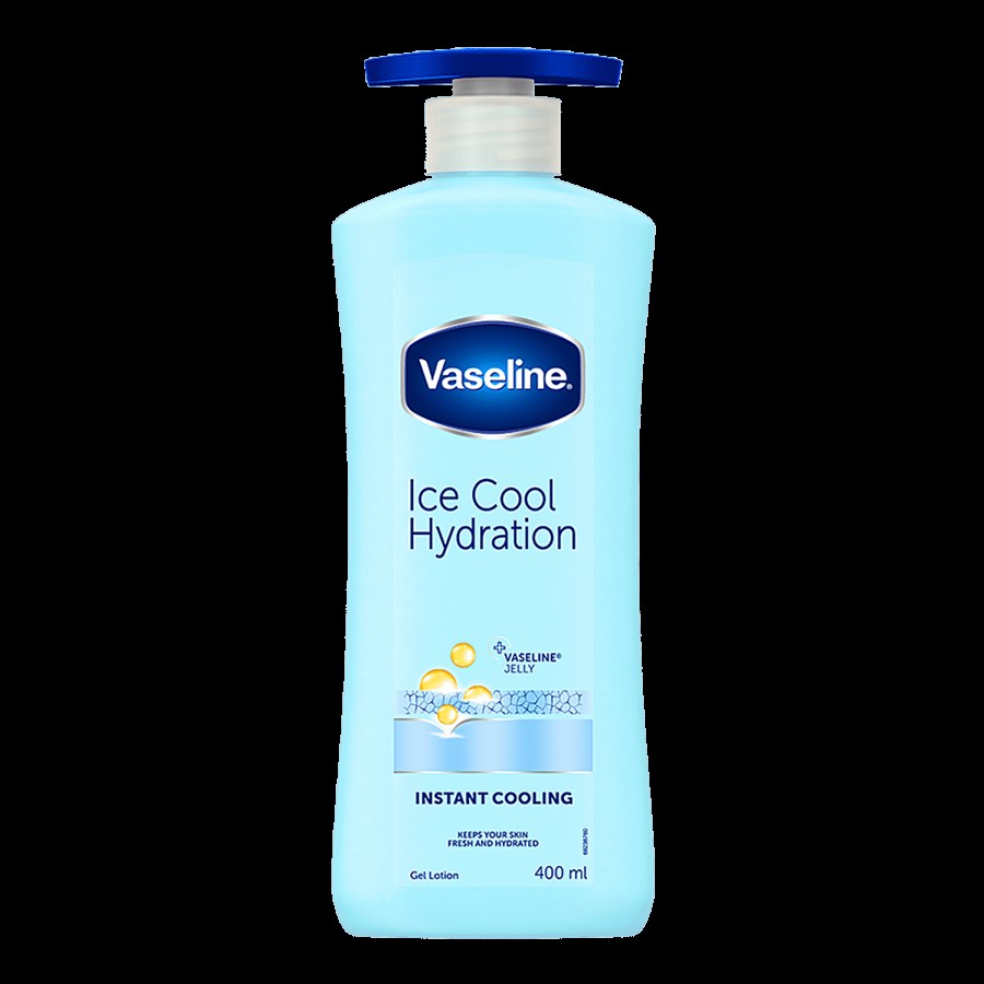 Vaseline Ice Cool Hydration Gel Lotion - Keeps Your Skin Fresh & Hydrated