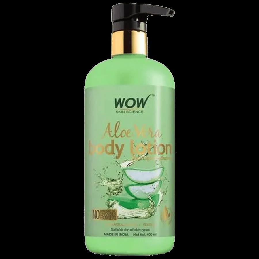 Wow Skin Science Aloe Vera Body Lotion - Ultra Light Hydration