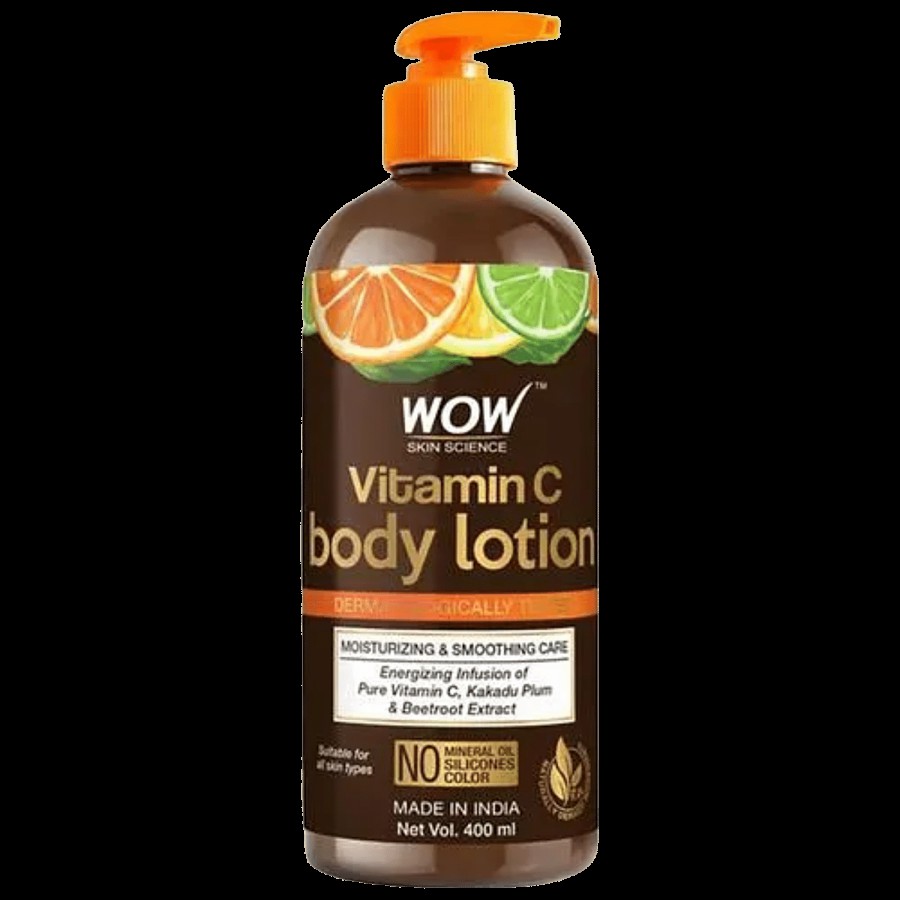 Wow Skin Science Vitamin C Body Lotion - Moisturising & Soothing Care