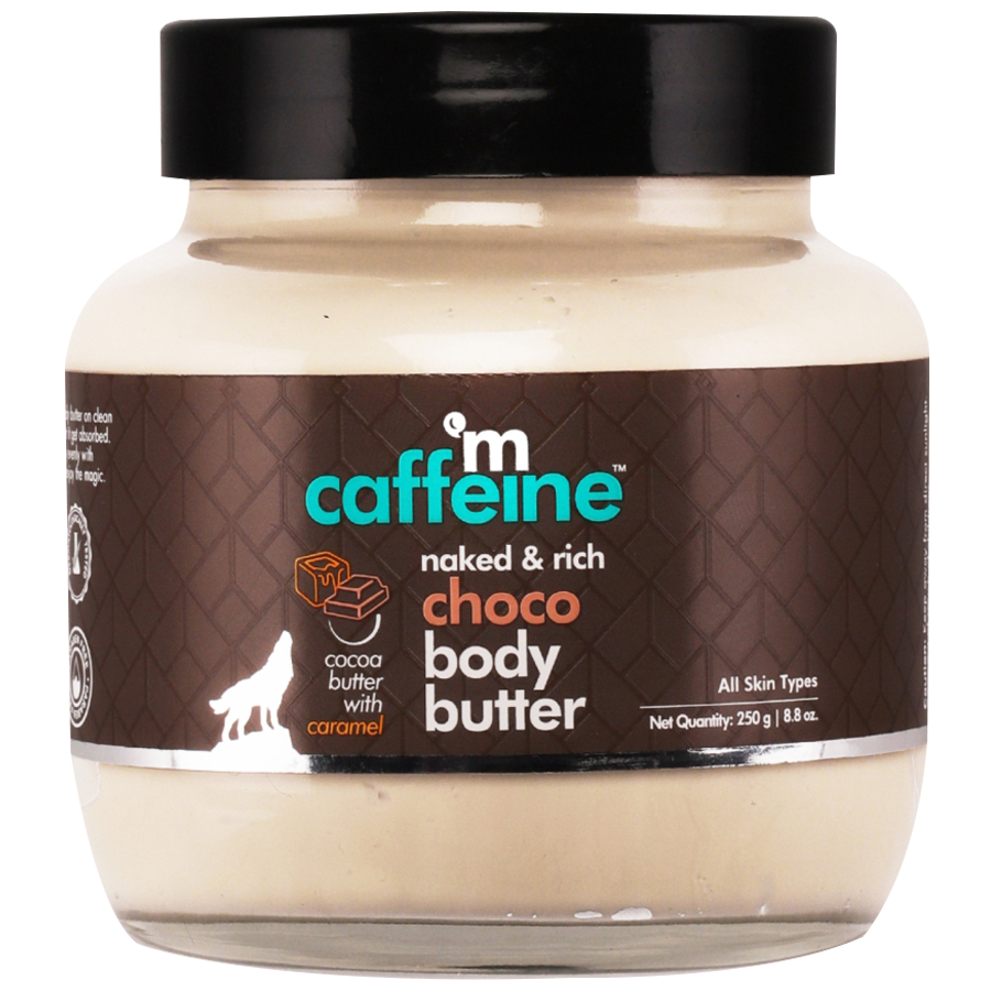 mCaffeine Choco Body Butter - 72 Hrs Intense Non-Sticky Moisture