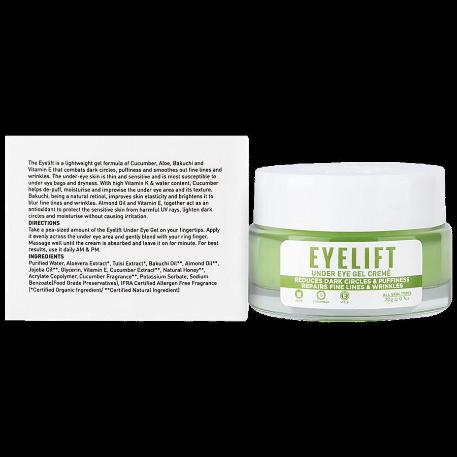 Bella Vita Organic EyeLift Under Eye Cream Gel