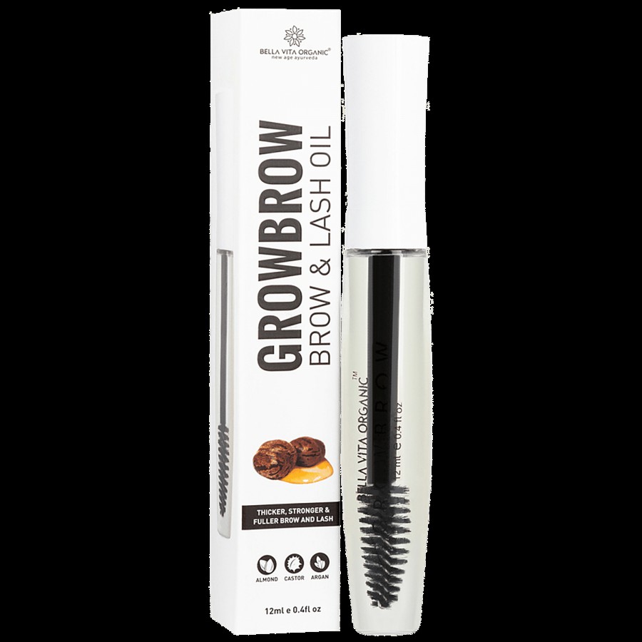 Bella Vita Organic GrowBrow Eyebrows & Eyelash Hair Growth Oil