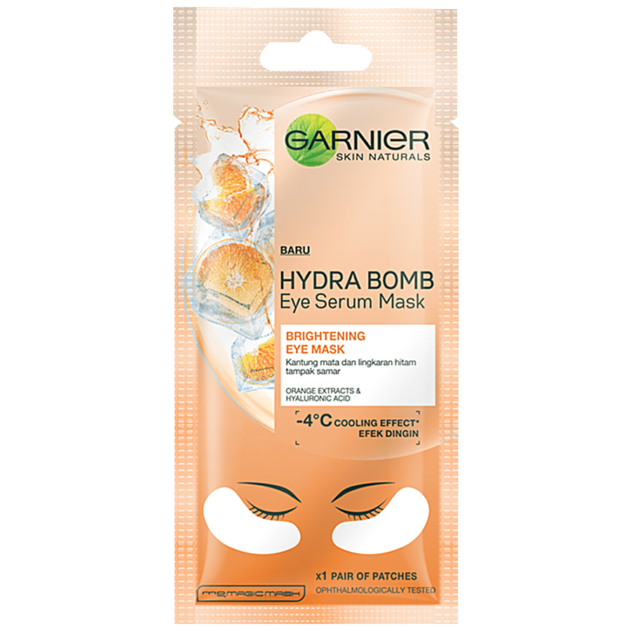 Garnier Hydra Bomb Eye Serum Mask - Orange