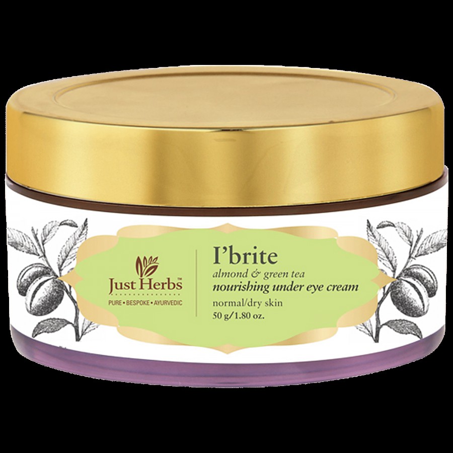 Just Herbs I'Brite Almond-Green Tea Nourishing Under Eye Cream