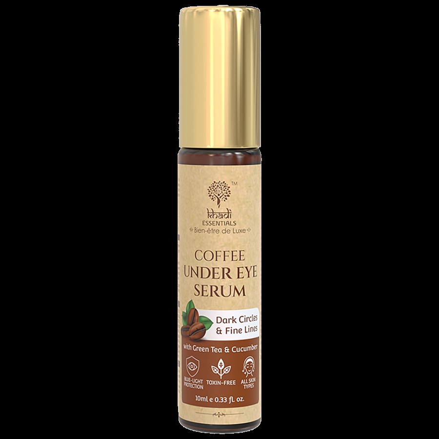 Khadi Essentials Coffee Under Eye Serum - For Dark Circles & Fine Lines