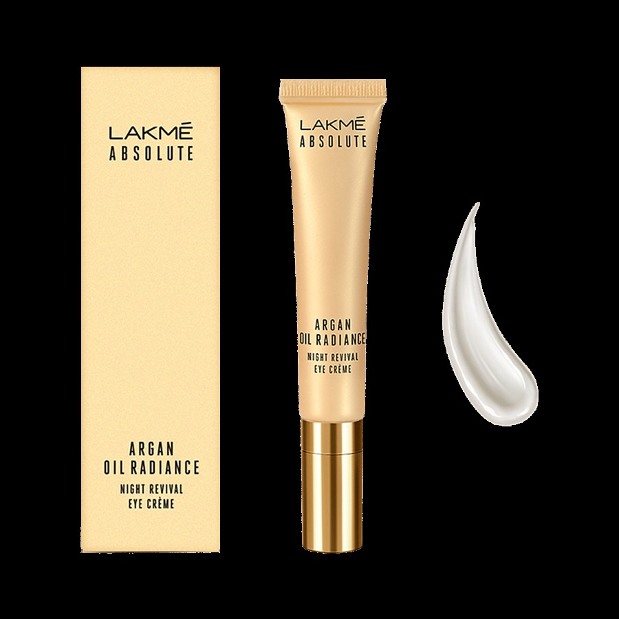 Lakme Absolute Argan Oil Radiance Night Revival Eye Creme