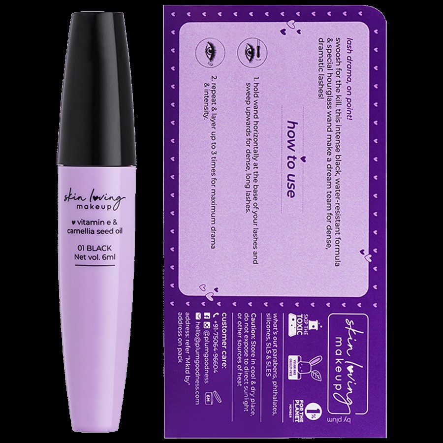 Plum Eye-Swear-By Volume Mascara - Lightweight