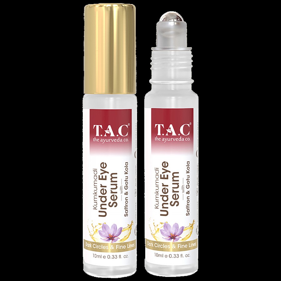 TAC - The Ayurveda Co. Kumkumadi Under Eye Serum With Saffron & Gotu Kola