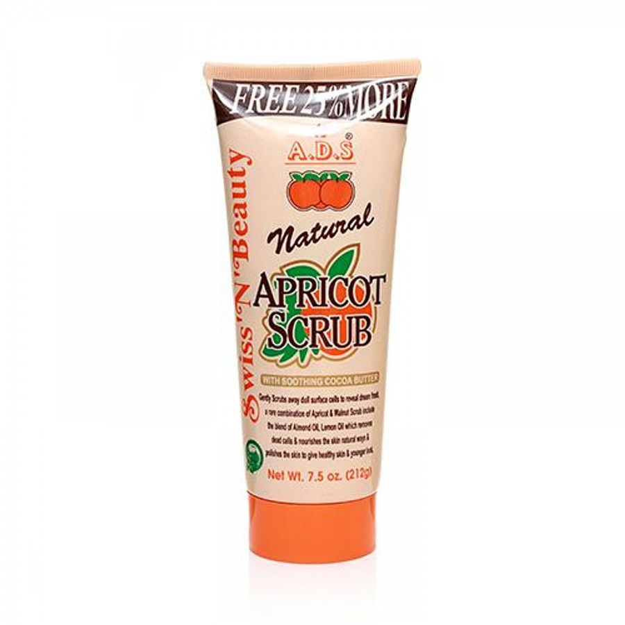 Ads Face Scrub - Swiss N Beauty Apricot Natural