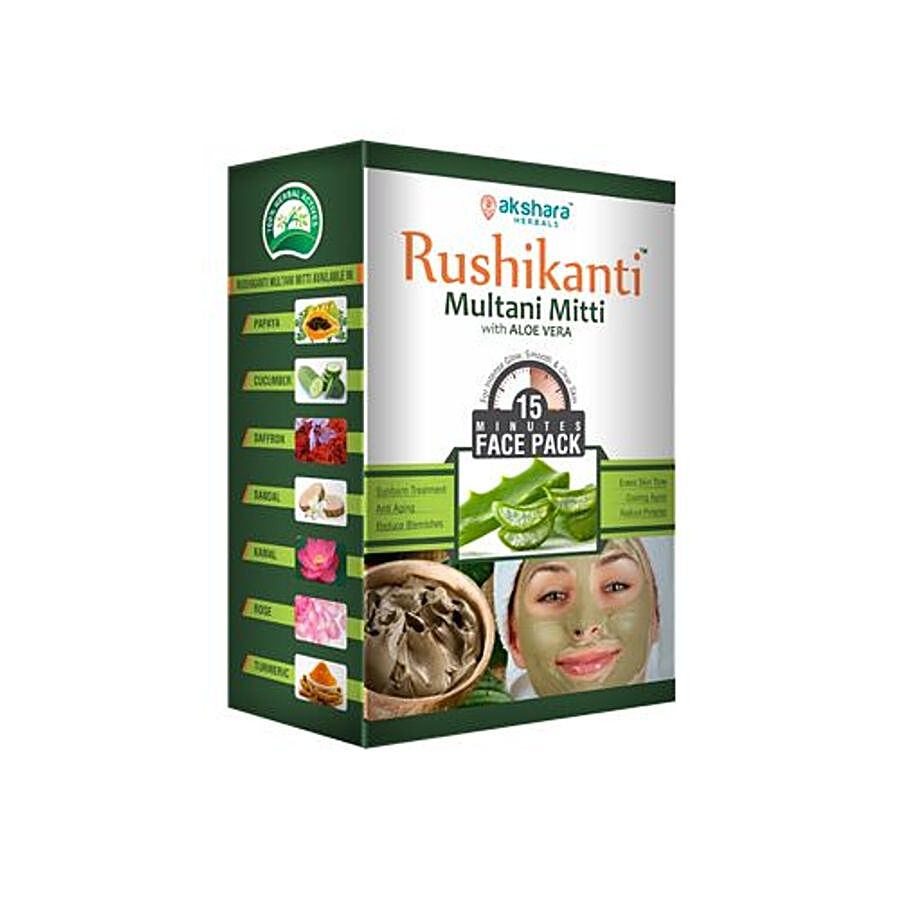 Akshara Herbals Rushikanti Multani Mitti With Aloevera