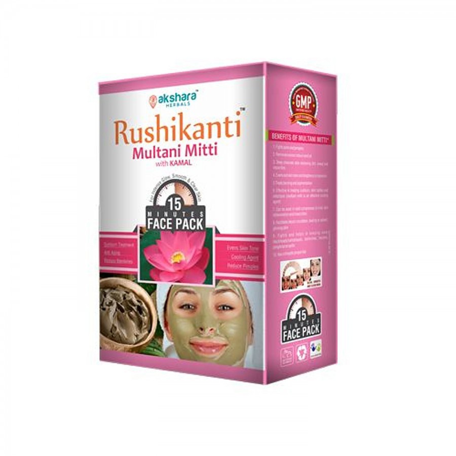 Akshara Herbals Rushikanti Multani Mitti With Kamal